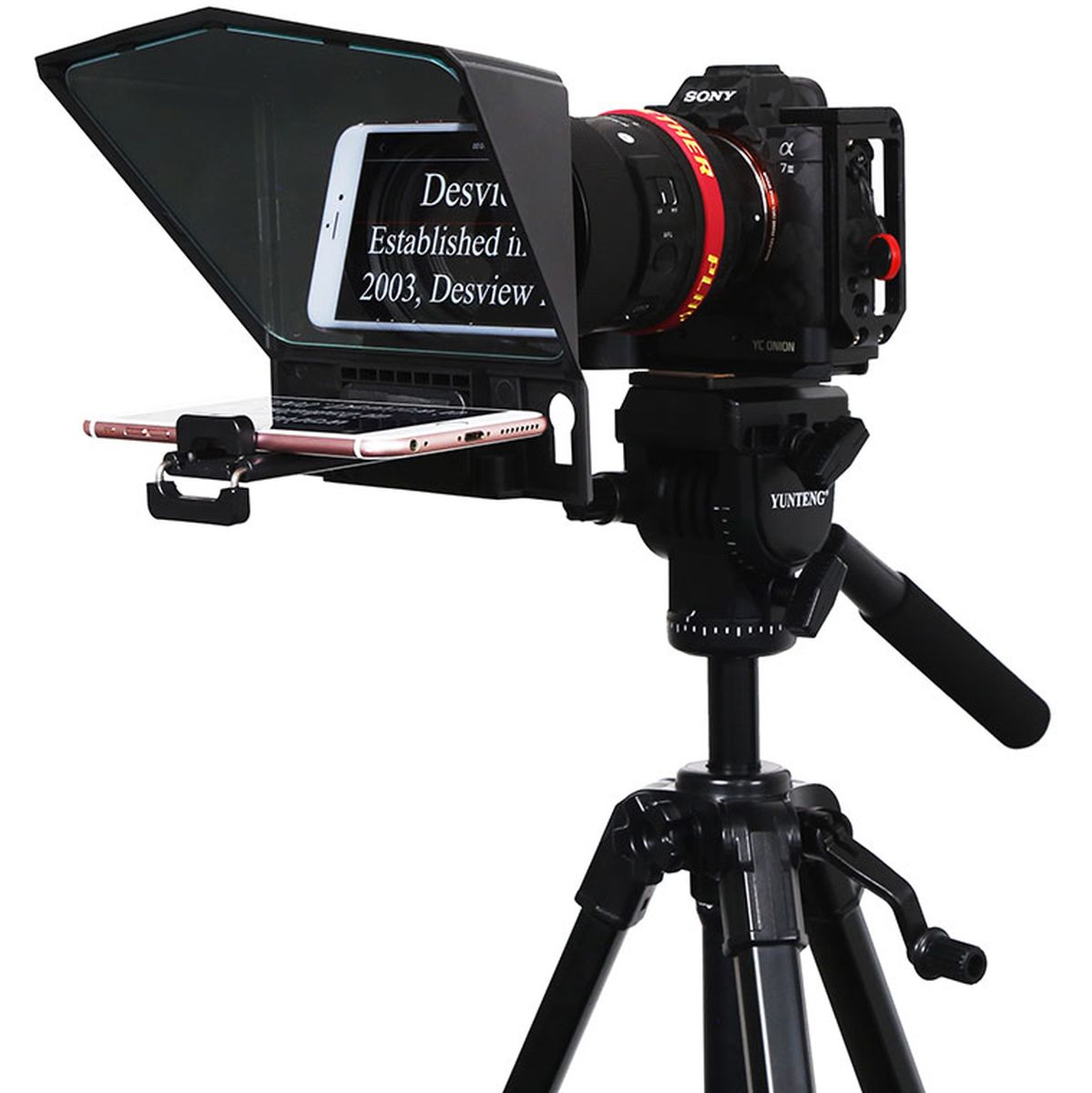 DESVIEW Teleprompter (Autocue) For Smartphone/Tablets
