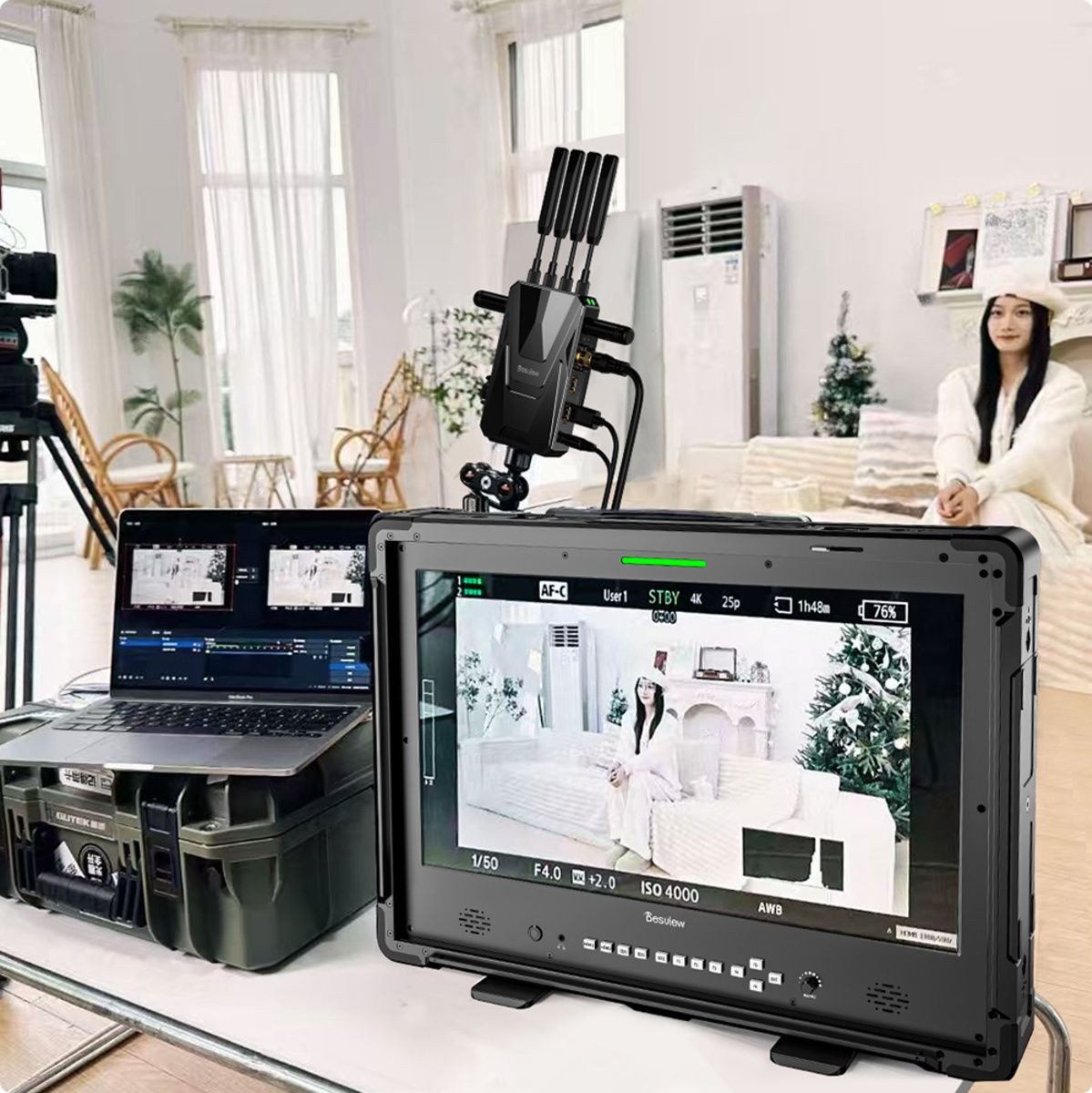 DESVIEW Atlas X 4K TX/RX-Wireless Video Transmission SYSTEM-3 KM - image 2 of 5