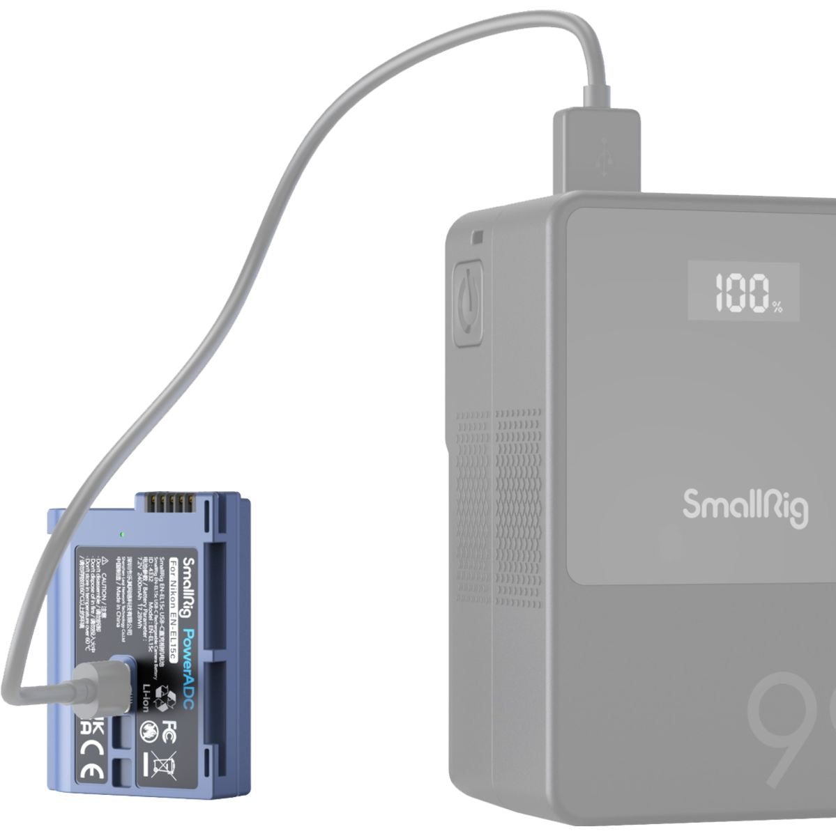 SmallRig 4332B Camera Battery USB-C Rechargable EN-EL15C - image 3 of 5