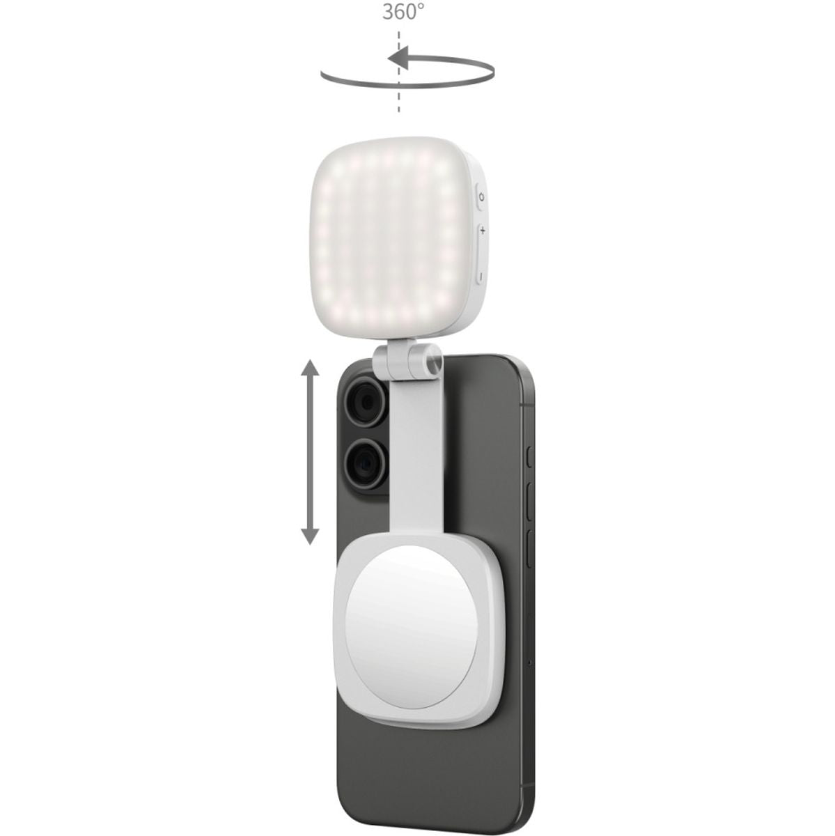 SmallRig 4933 Vibe P48 Detachable Mobile Phone LED Video Light (White) - image 3 of 5