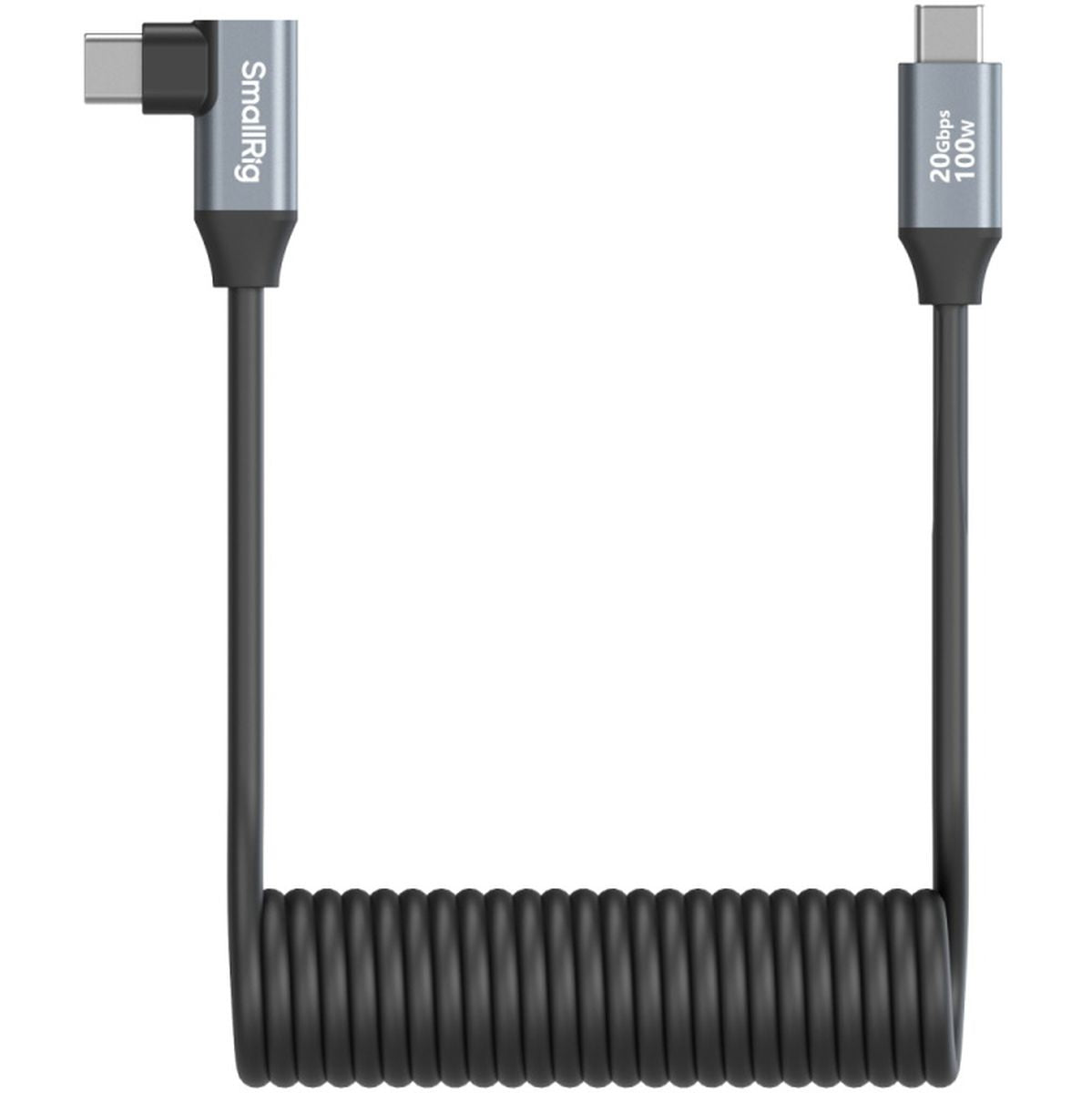 SmallRig 4792 USB-C (Straight) To USB-C (Angled) Coiled Data Cable - image 2 of 5