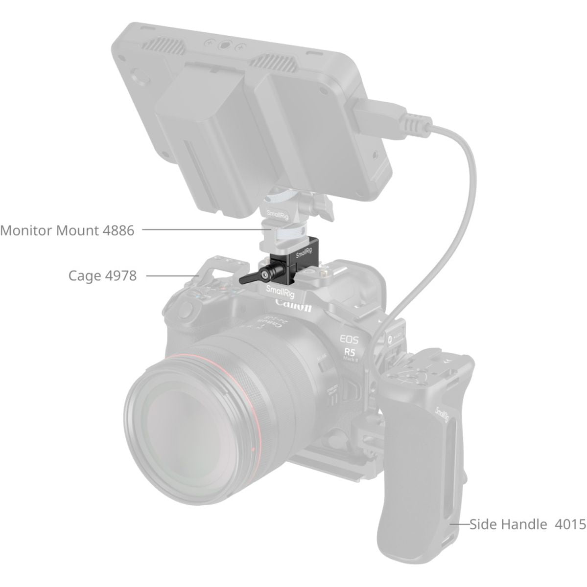 SmallRig 1973B Universal Nato Clamp Support - image 3 of 5