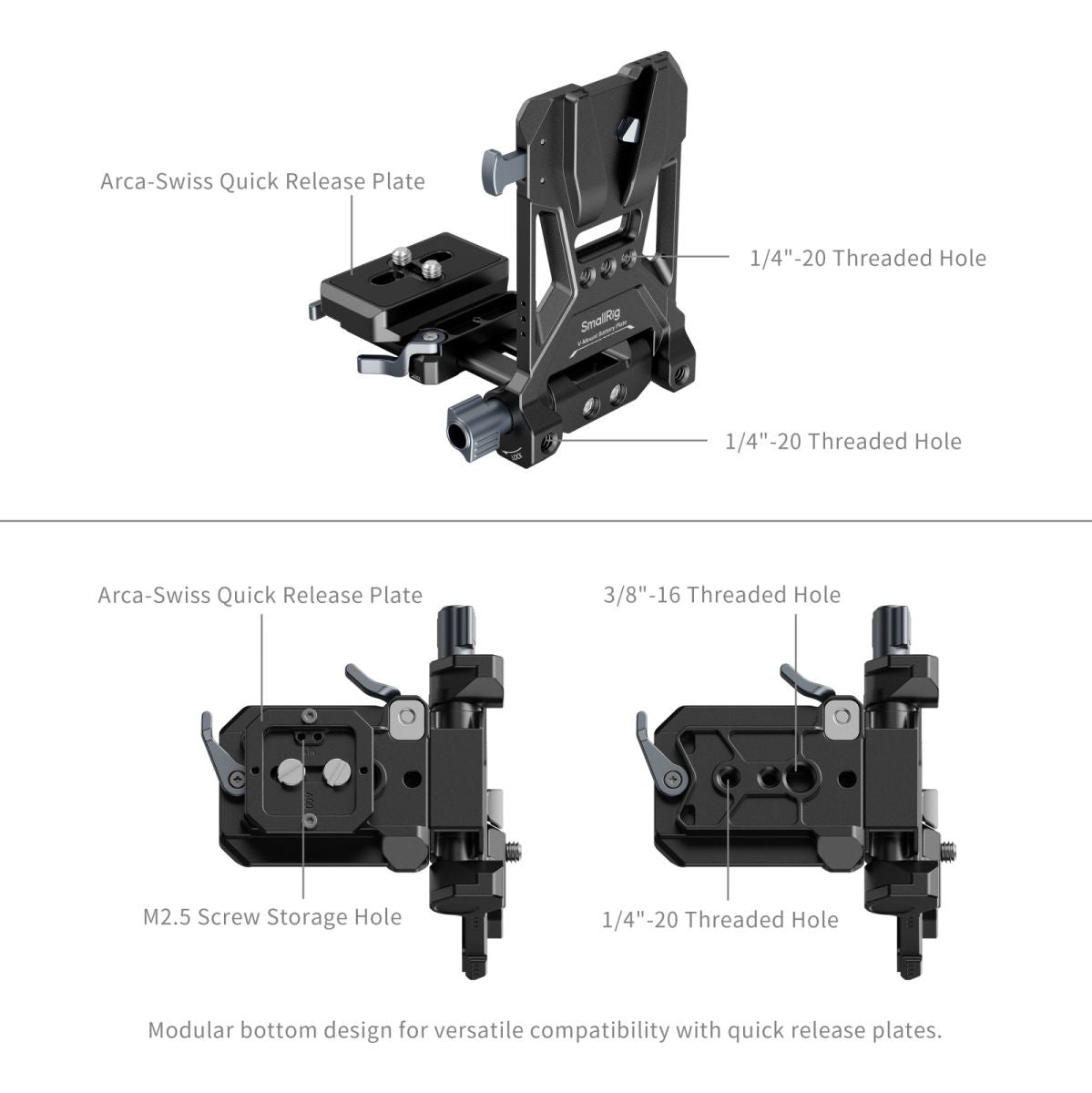 SmallRig 5048 VB99 Mini V Mount Battery Kit (3580B+4064B) - image 3 of 5