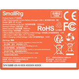SmallRig 5088 USB-C Rechargeable Camera Battery NP-W126S Orange - image 2 of 5