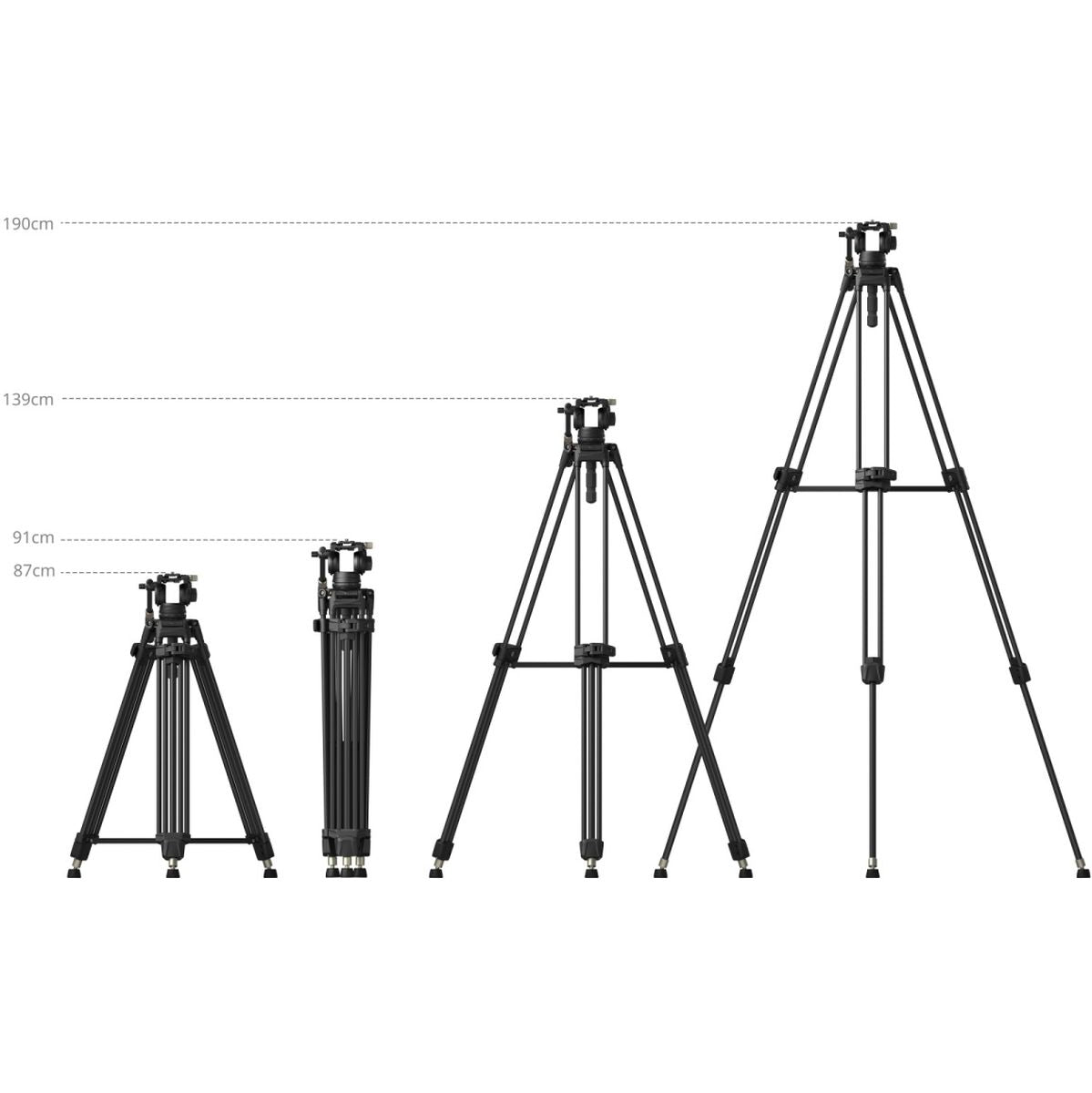 SmallRig 5111 Heavy-Duty Tripod Kit AD-80S