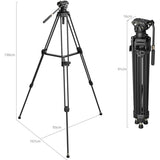 SmallRig 5111 Heavy-Duty Tripod Kit AD-80S