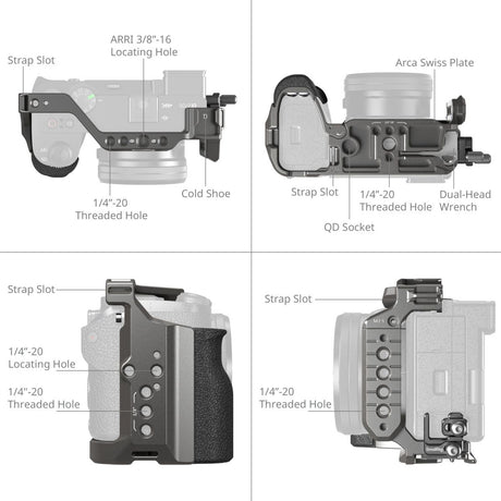 SmallRig 5060 Hawklock Quick Release Cage Kit For Sony Alpha 6700 - image 4 of 4