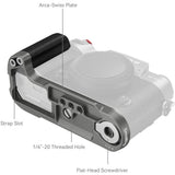 SmallRig 4712B L-Shape Grip For Fujifilm X-T50 (Silicone/Charcoal Silver)