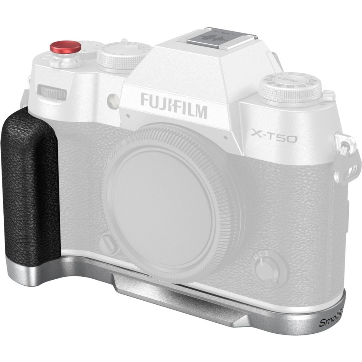 SmallRig 4713C L-Shape Mount Plate w Handle For Fujifilm X-T50 (Silicone/Silver)