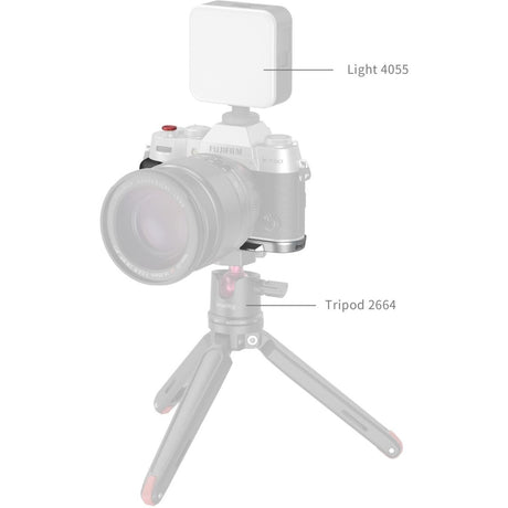 SmallRig 4713C L-Shape Mount Plate w Handle For Fujifilm X-T50 (Silicone/Silver) - image 2 of 5
