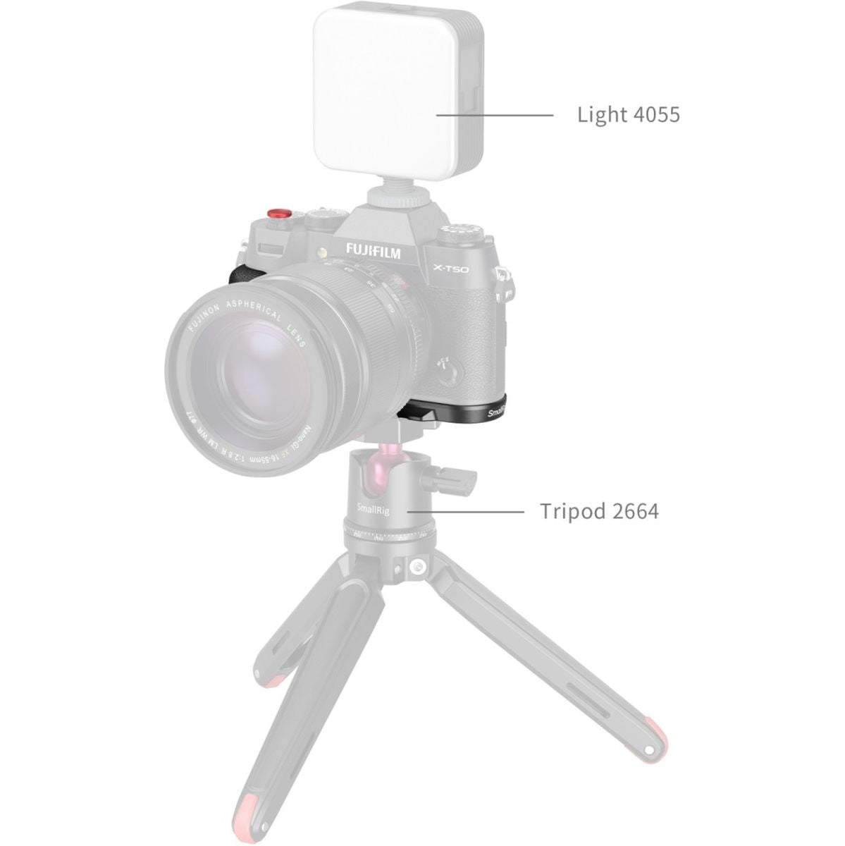 SmallRig 4783C L-Shape Grip For Fujifilm X-T50 (Silicone/Black) - image 2 of 5