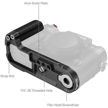SmallRig 4783C L-Shape Grip For Fujifilm X-T50 (Silicone/Black) - image 4 of 5
