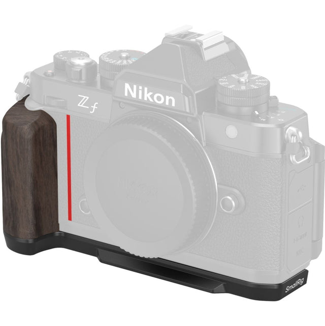 SmallRig 4801 L-Shape Mount Plate w/ Wooden Handle For Nikon Z F