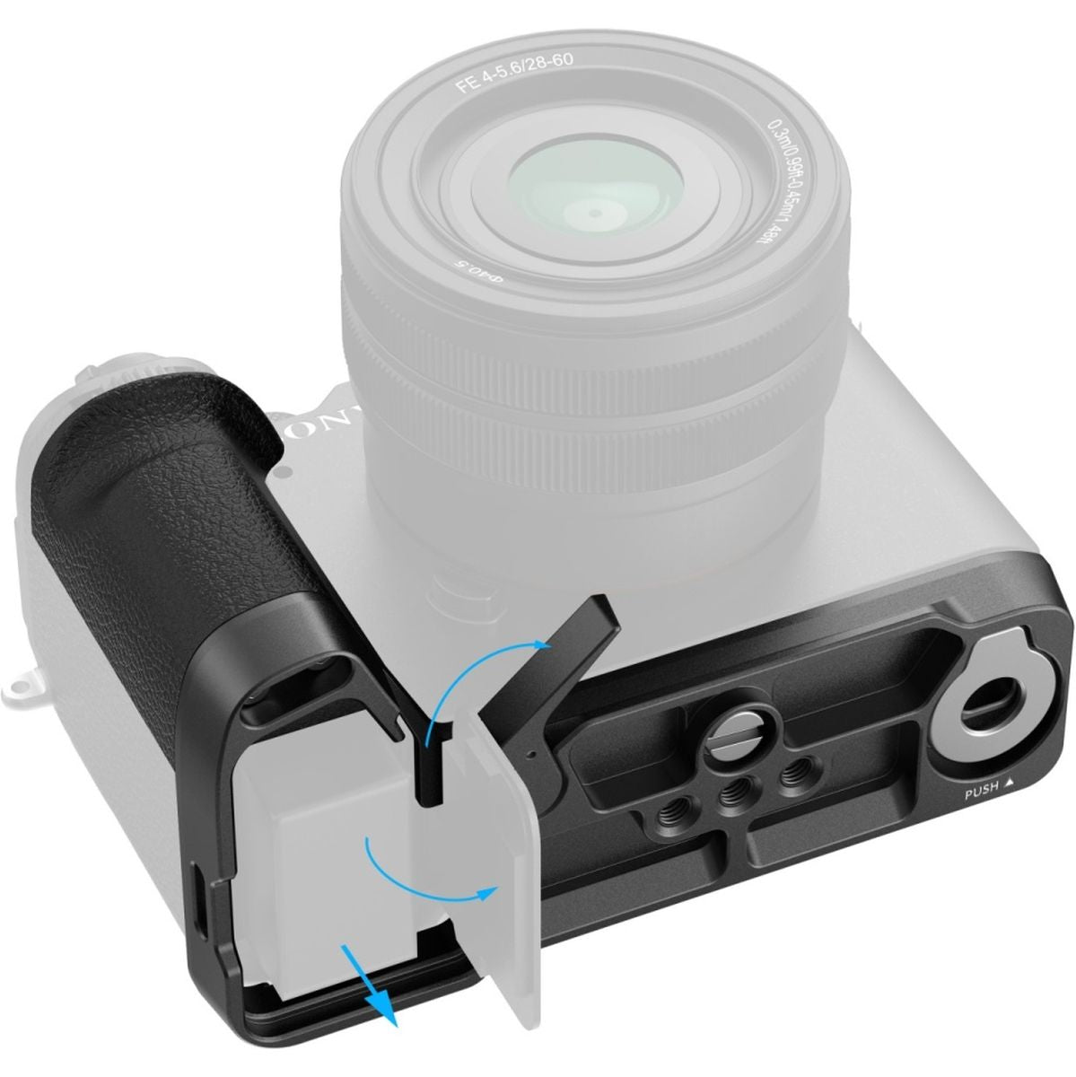 SmallRig 4797B L-Shape Mount Plate w/ Silicone Handle For Sony Alpha 7C II / 7CR - image 4 of 5