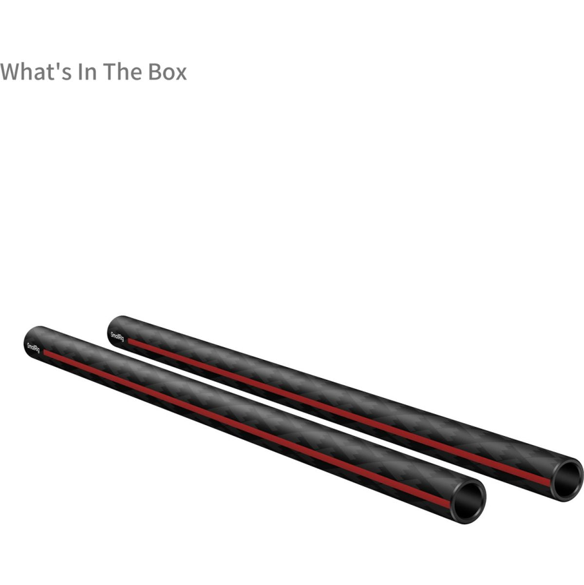 SmallRig 5212 15mm Carbon Fiber Rods (Pair 12)