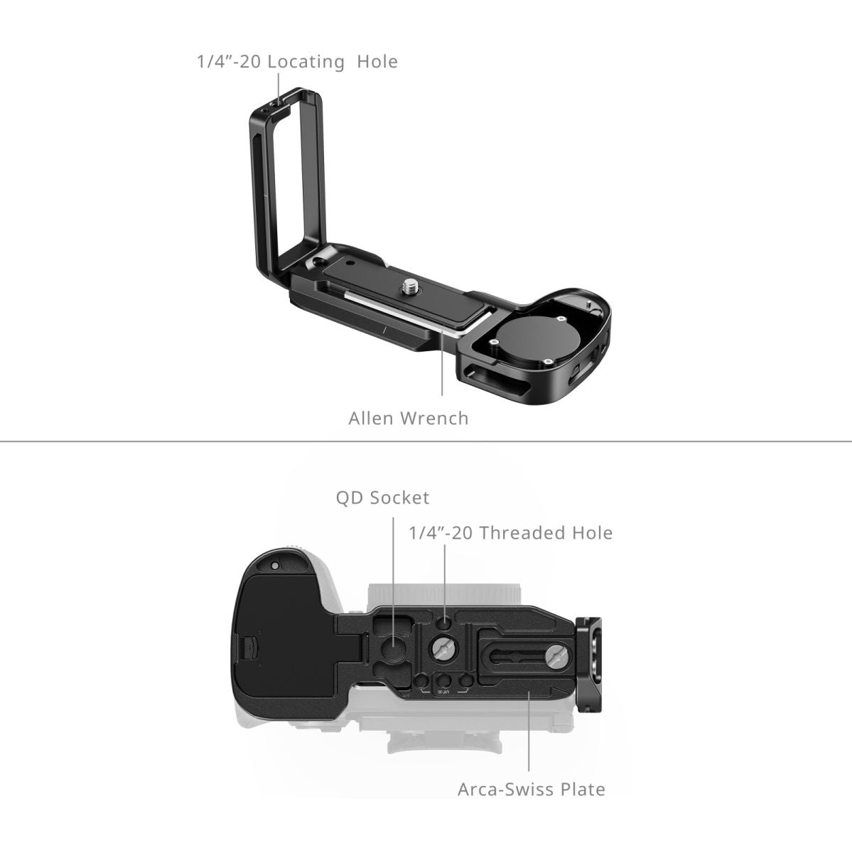 SmallRig 5188 L-Shape Mount Plate For Sony Alpha 1 II / Alpha 9 III - image 3 of 5