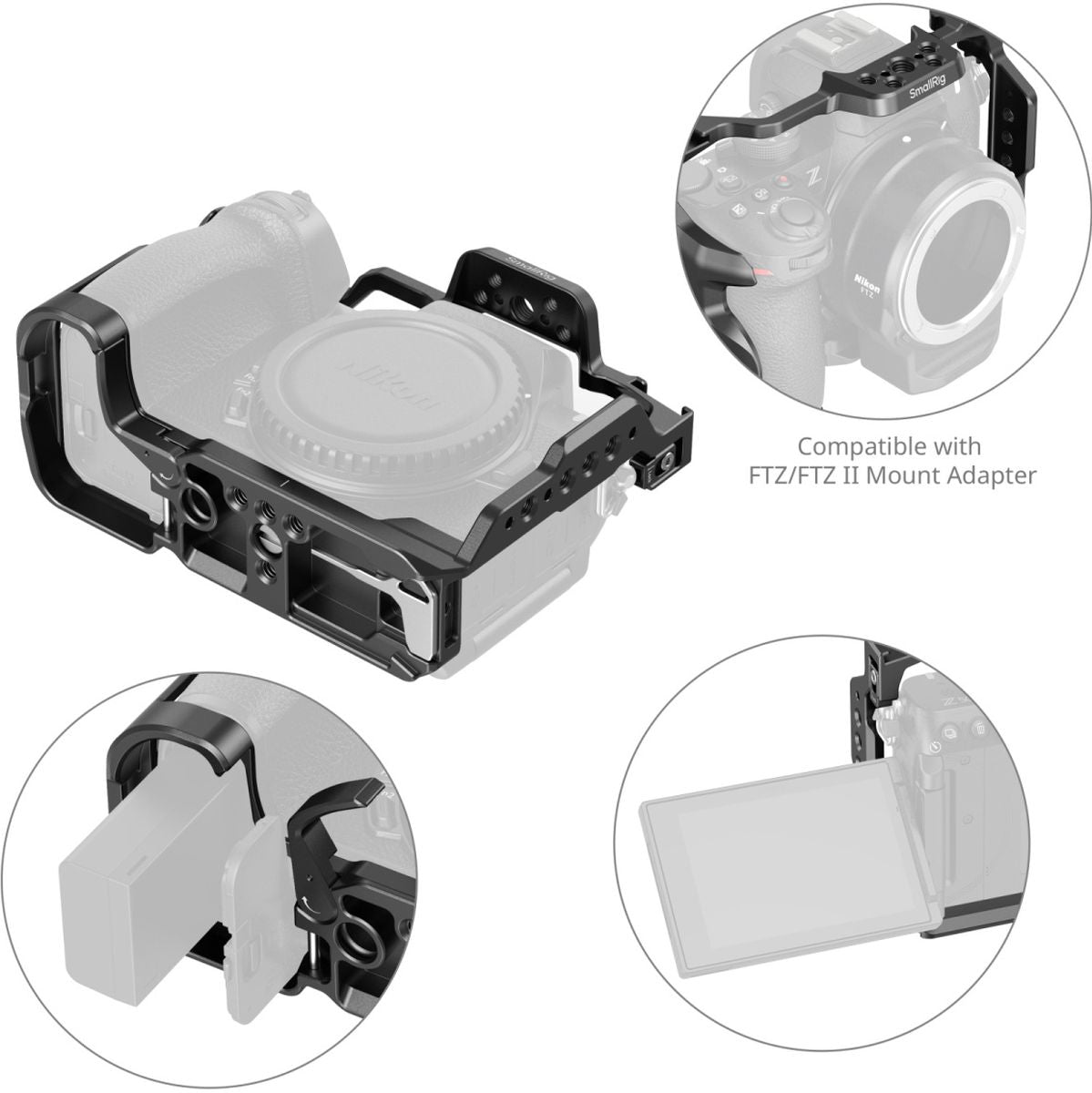 SmallRig 4980B Cage For Nikon Z50II - image 5 of 5