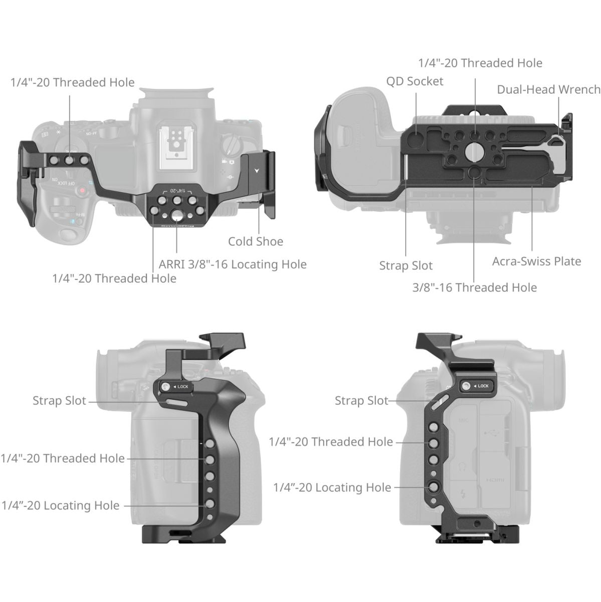 SmallRig 978B Cage For Canon EOS R5 MkI - image 4 of 5