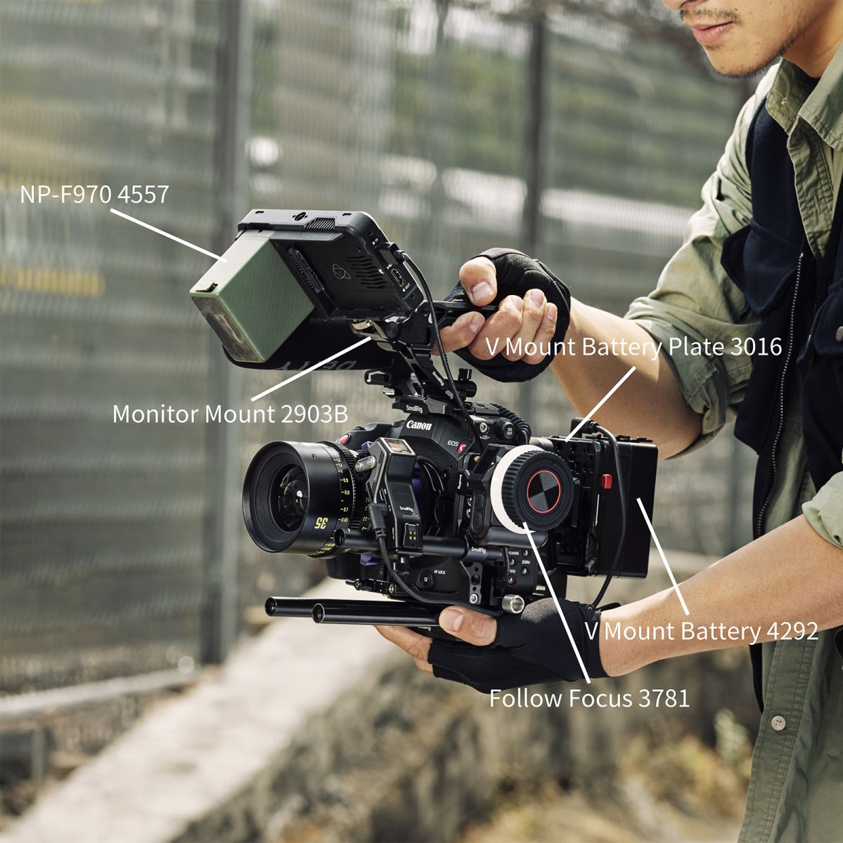 SmallRig 5136 Cage Kit For Canon EOS C80