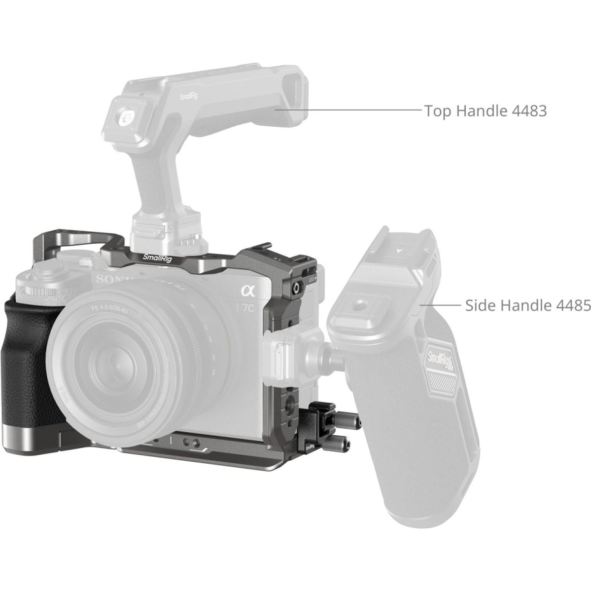 SmallRig 5198 Hawklock Quick Release Cage Kit For Sony Alpha 7C II / 7CR - image 4 of 5