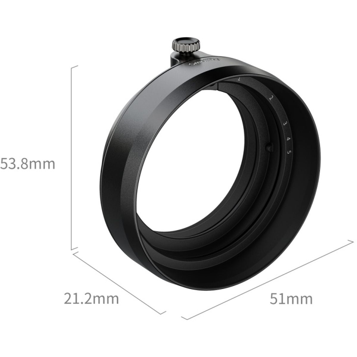 SmallRig 5215 Lens Hood For Fujifilm X Half (Black)