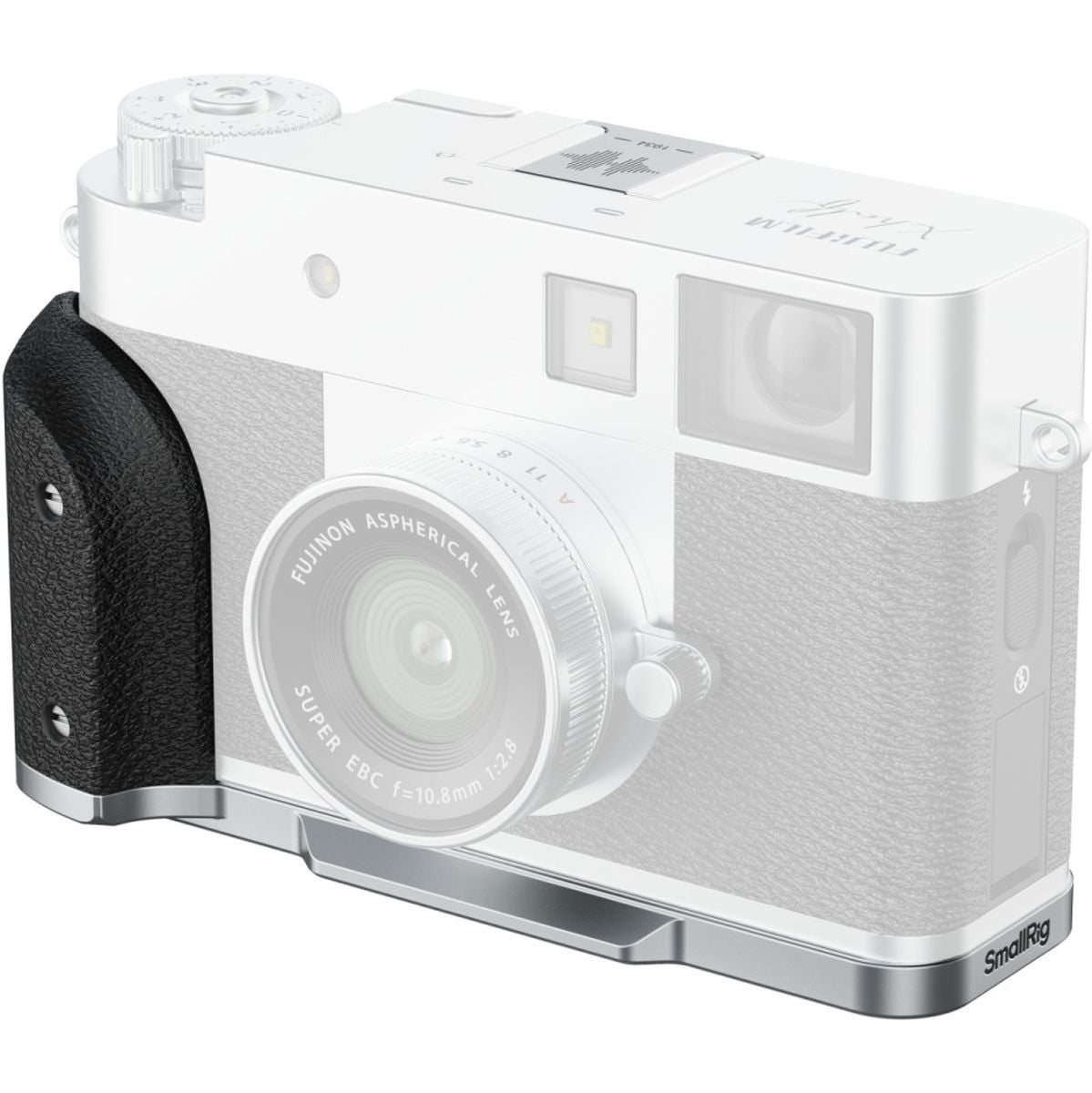 SmallRig 5216 L-Shaped Mount Plate w/ Silicone Handle For Fujifilm X Half Silver