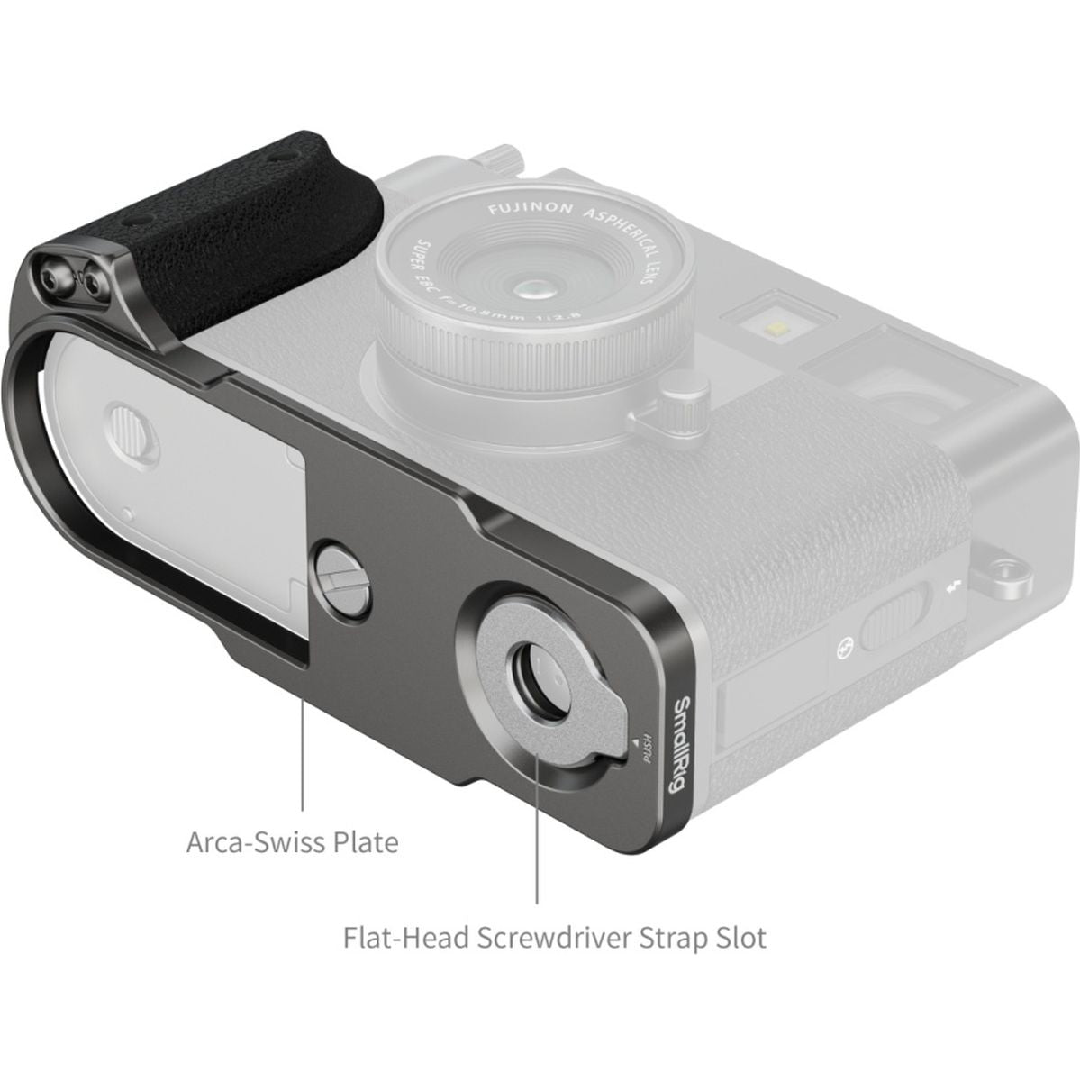 SmallRig 5217 L-Shaped Mount Plate w/ Silicone Handle For Fujifilm X Half - image 4 of 5