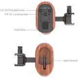 SmallRig 2187C Wooden Side Handle w/ Nato Clamp - image 3 of 5