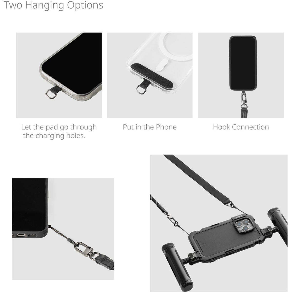 SmallRig 4989 Filmov Phone Shoulder Strap (Black)