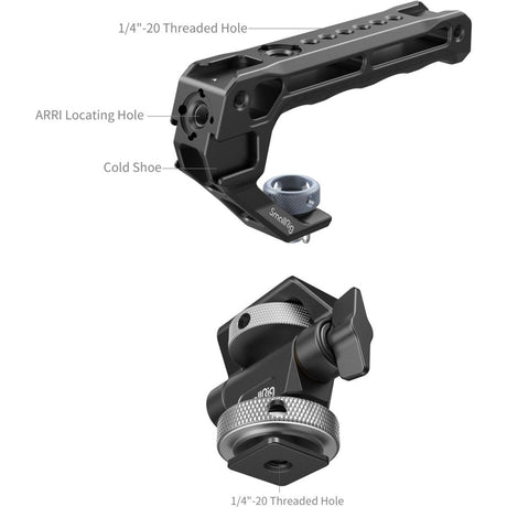 SmallRig 5322 Top Handle w/ Monitor Support Kit (Compatible w/ Cold Shoe) - image 4 of 5
