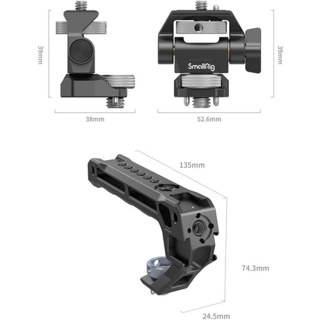 SmallRig 5323 Top Handle w/ Monitor Support Kit Compatible w/ ARRI 3/8''-16 Scre - image 5 of 5