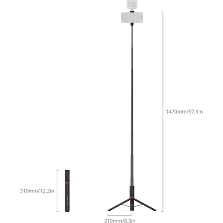 SmallRig 5292 SmallRig X Drex Lee Boom Selfie Stick ST30 Lite (Black) - image 5 of 5