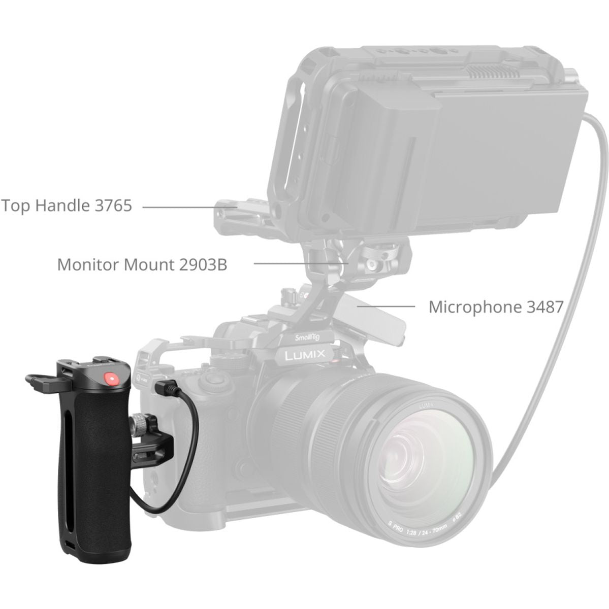 SmallRig 4928 Side Handle w/ Rec Trigger - image 2 of 5