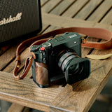 SmallRig 5266 L-Shape Mount Plate w/ Wooden Handle For Fujifilm GFX100RF (Black) - image 2 of 5