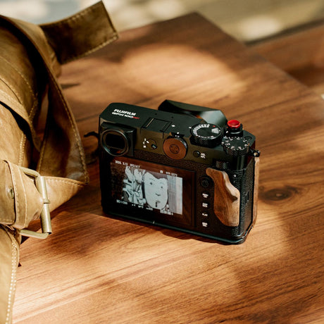 SmallRig 5266 L-Shape Mount Plate w/ Wooden Handle For Fujifilm GFX100RF (Black) - image 3 of 5