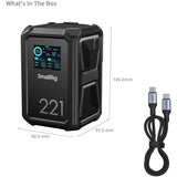 SmallRig 4985 X-Touch Smart Triple-Proof V Mount Battery X221