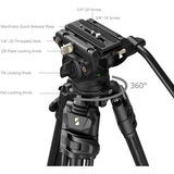 SmallRig 5201 AD-50 Max Video Carbon Fiber Tripod