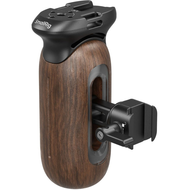 SmallRig 5239 Wooden Side Handle w/ Nato Clamp