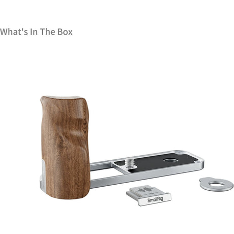 SmallRig 5223 L-Shaped Mount Plate w/ Wooden Handle For Fujifilm X Half (Silver) - image 3 of 3