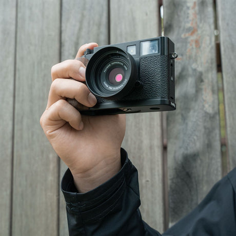 SmallRig 5224 L-Shaped Mount Plate w/ Wooden Handle For Fujifilm X Half (Black) - image 2 of 5