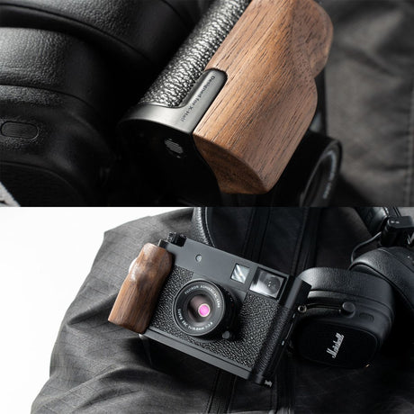 SmallRig 5224 L-Shaped Mount Plate w/ Wooden Handle For Fujifilm X Half (Black) - image 4 of 5
