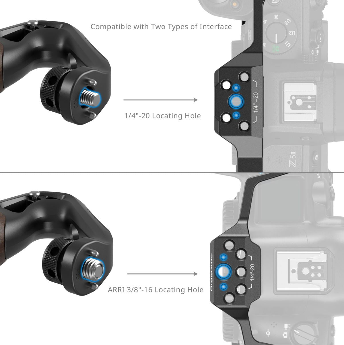 SmallRig 5252 Top Handle w/ Two-In-ONE Locating Screw - image 5 of 5