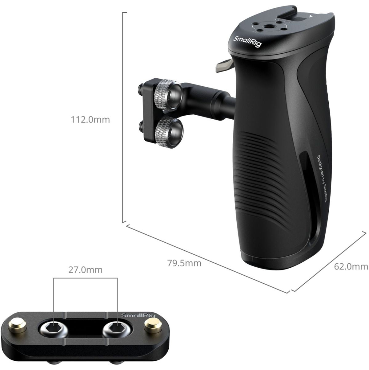 SmallRig 5194 Rotating Side Handle w/ 1/4-20 Screws - image 2 of 5