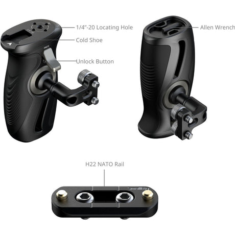 SmallRig 5194 Rotating Side Handle w/ 1/4-20 Screws - image 4 of 5