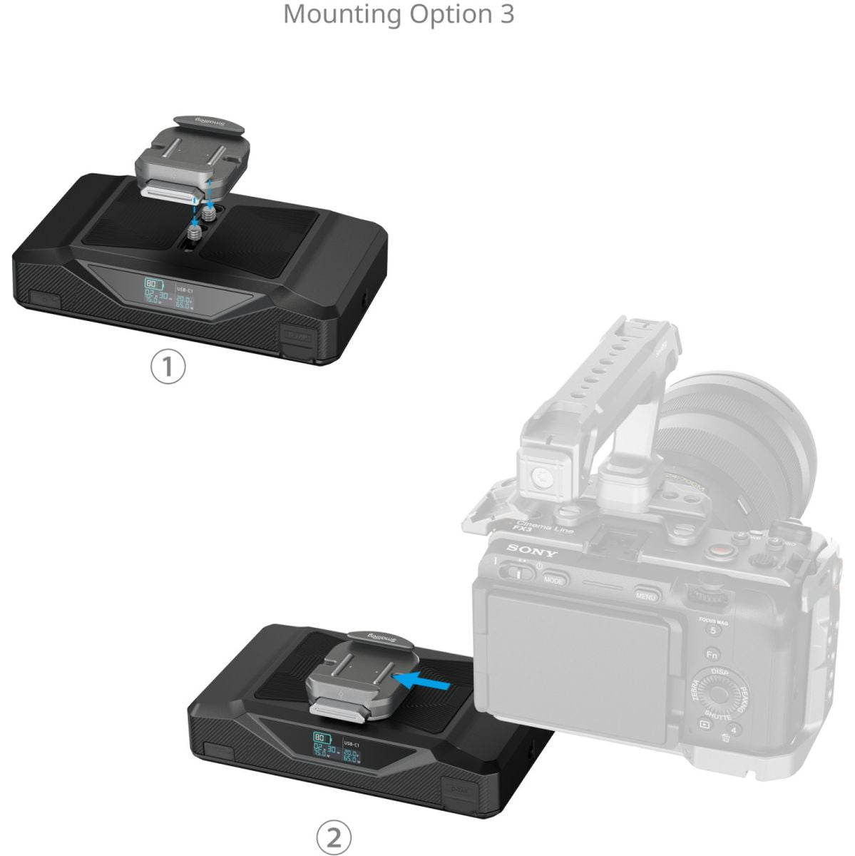 SmallRig 5248 CB75 Camera Base Battery Kit - image 3 of 5