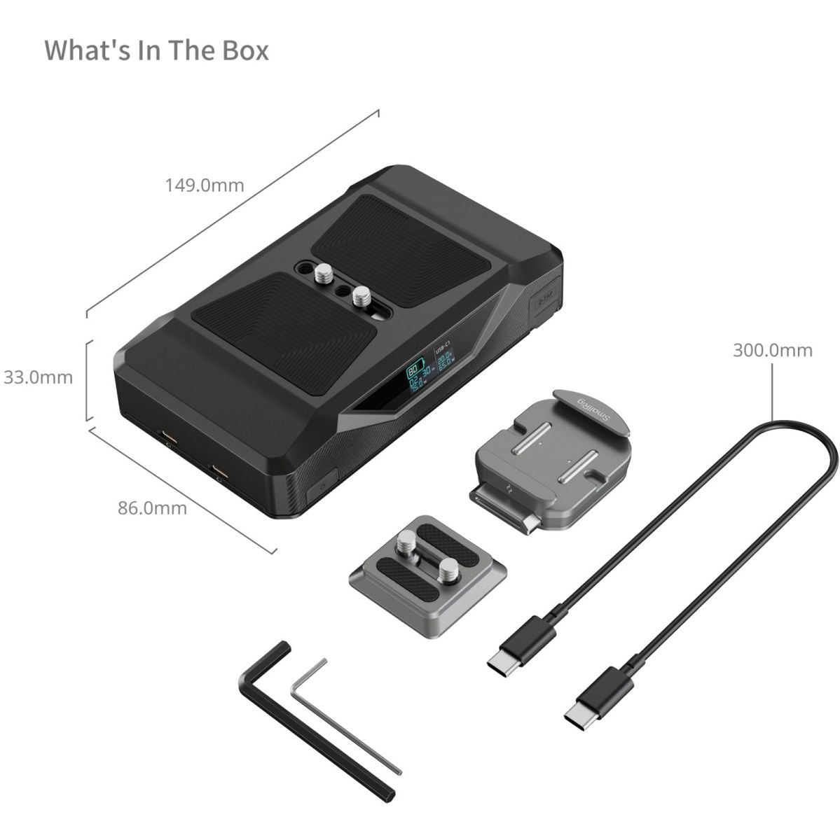 SmallRig 5248 CB75 Camera Base Battery Kit - image 4 of 5