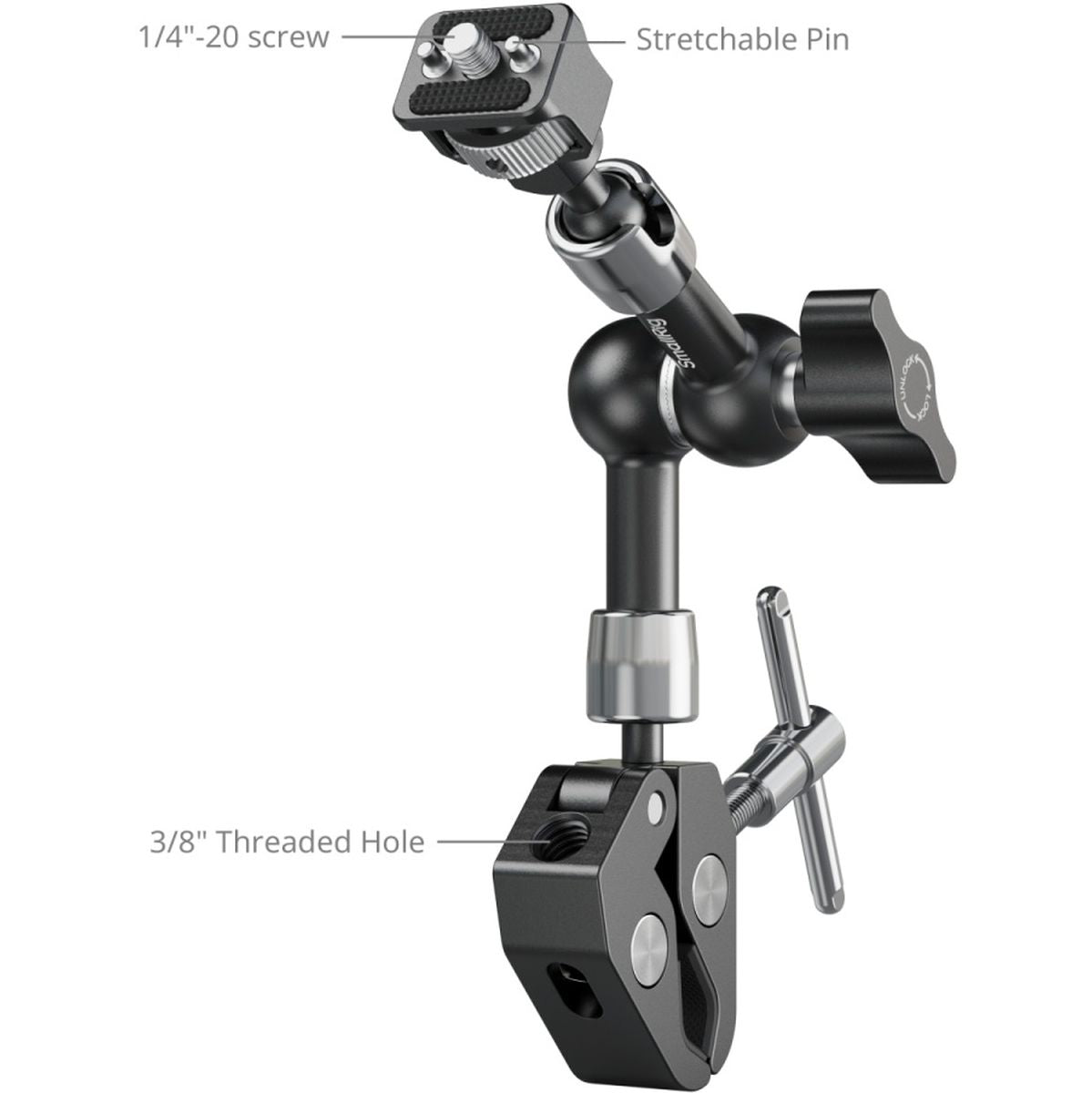 SmallRig 5310 Magic Arm w/ Crab-Shaped Clamp (7) - image 4 of 5