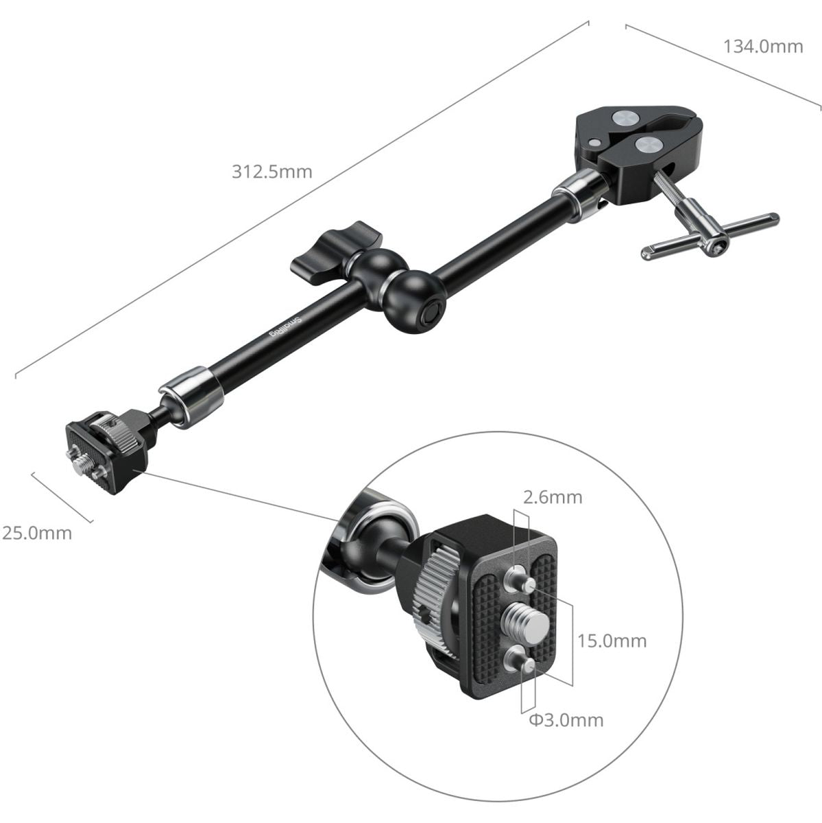 SmallRig 5311 Magic Arm w/ Crab-Shaped Clamp (11) - image 4 of 5