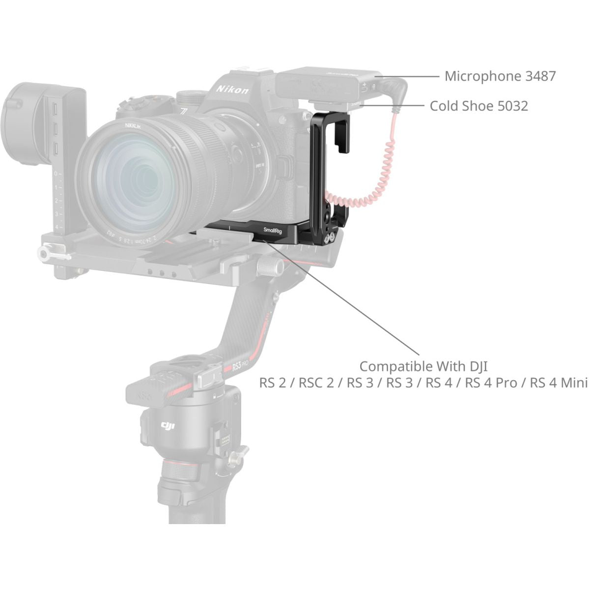 SmallRig 5256 L-Shaped Mount Plate For Nikon Z5II