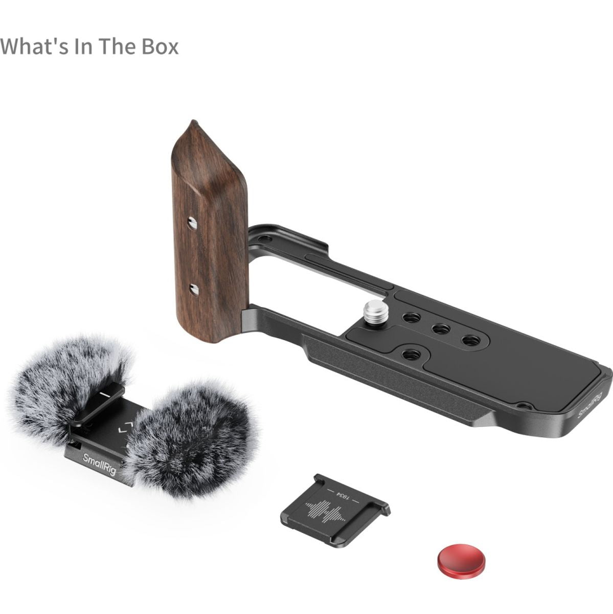 SmallRig 5260 L-Shape Mount Plate w/ Wooden Handle For Fujifilm X-M5 (Black) - image 3 of 5